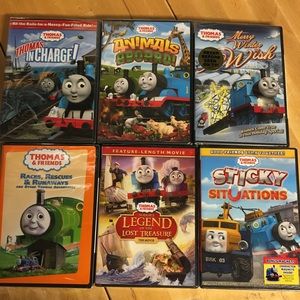 6 Thomas the Train DVD’s : NEW